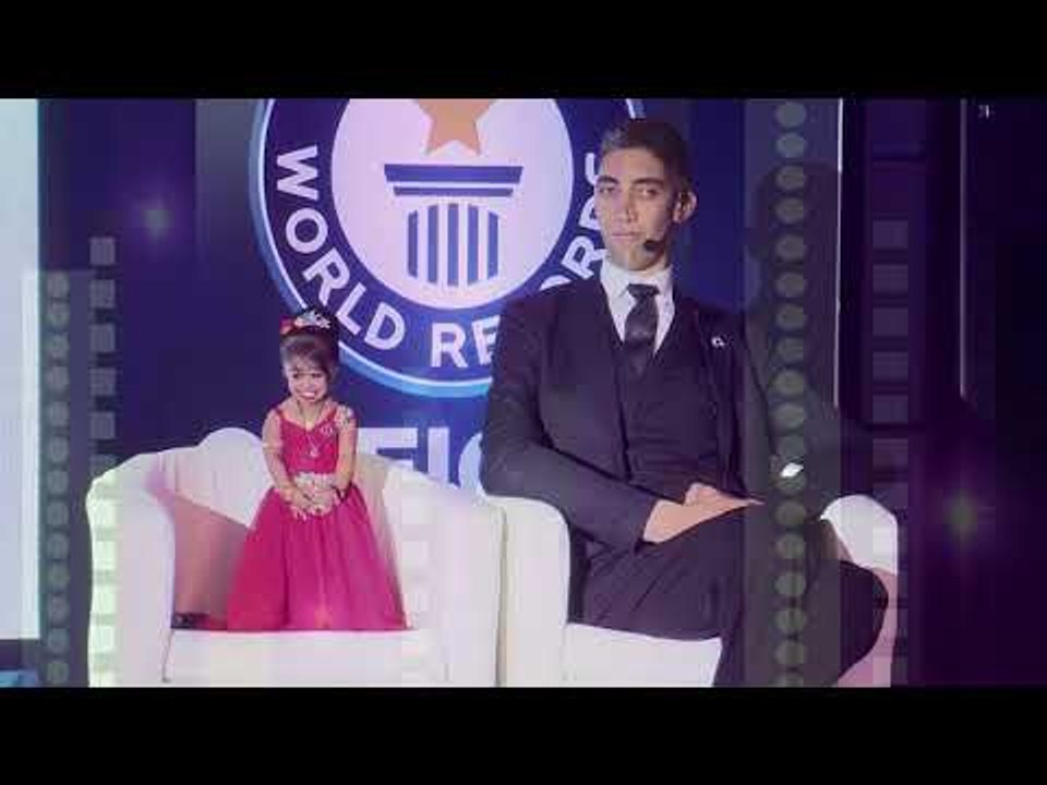 برومو - لقاء عسل أبيض مع أطول رجل في العالم وأقصر امرأة في العالم.. الأربعاء 31 يناير 2018