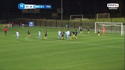 Deuxième but pour Tours FC. BENI NKOLOLO reprends magnifiquement ce corner de la tête.