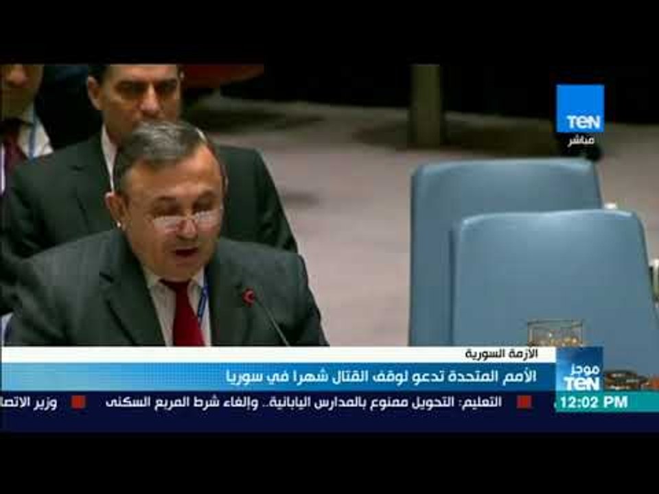 موجزTeN- الأمم المتحدة تدعو لوقف القتال شهرا في سوريا