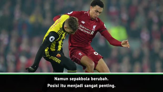 Alexander-Arnold mendapat bola pertandingan hasil assist-nya - Klopp