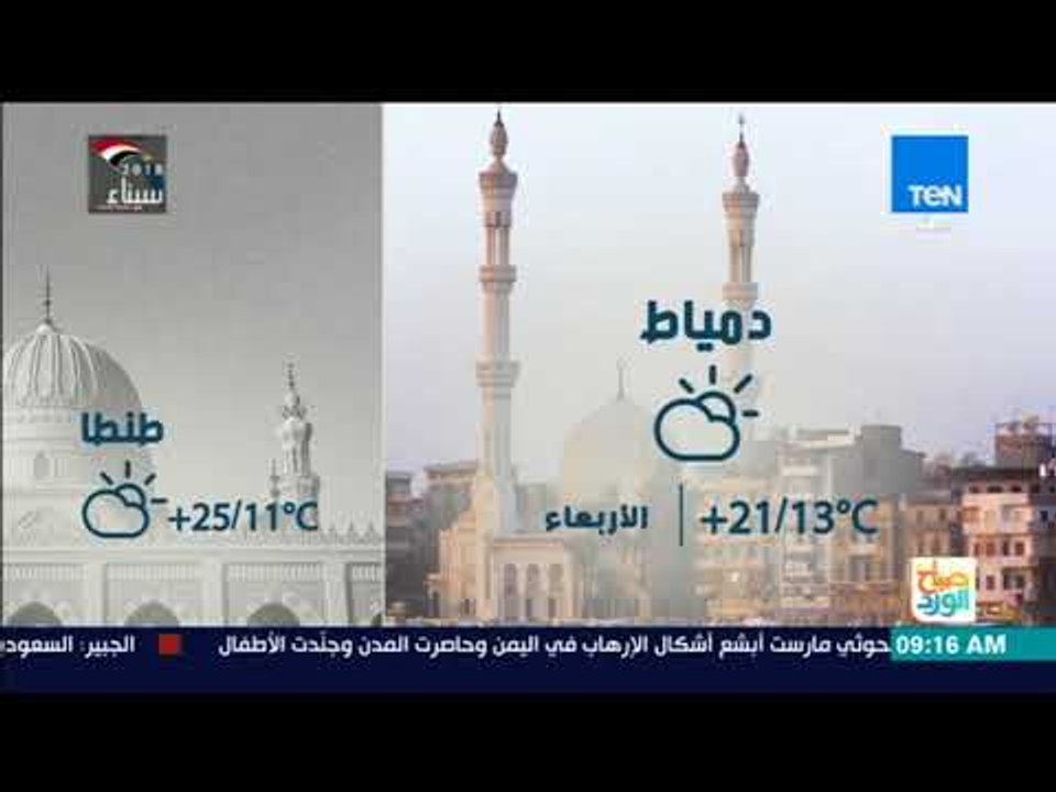 صباح الورد | حالة الطقس اليوم الأربعاء في القاهرة والمحافظات