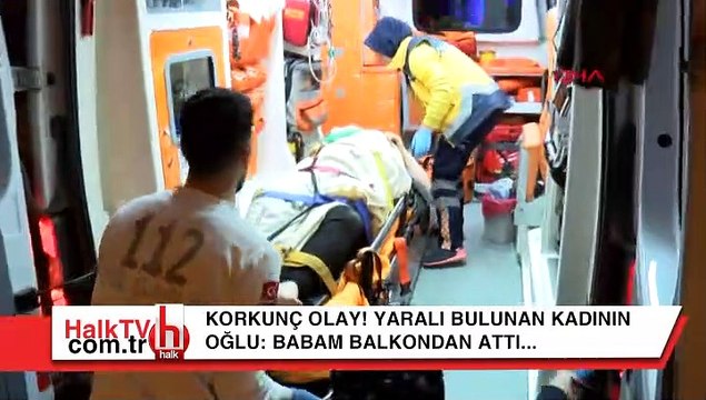 Avcılarda dehşet! Kocası çocuklarının gözü önünde eşini balkondan attı