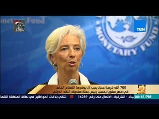 رأي عام - 700 ألف فرصة عمل يجب أن يوفرها القطاع الخاص في مصر سنويا بحسب رئيس بعثة صندوق النقد الدولي