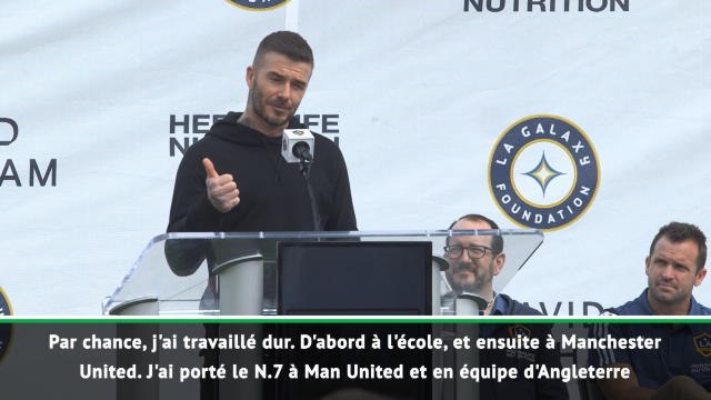 MLS - Beckham : ''Croyez en vos rêves''
