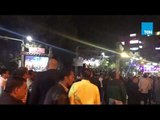 احتفالات المصريين فى حلوان بفوز الرئيس السيسي بفترة رئاسية ثانية