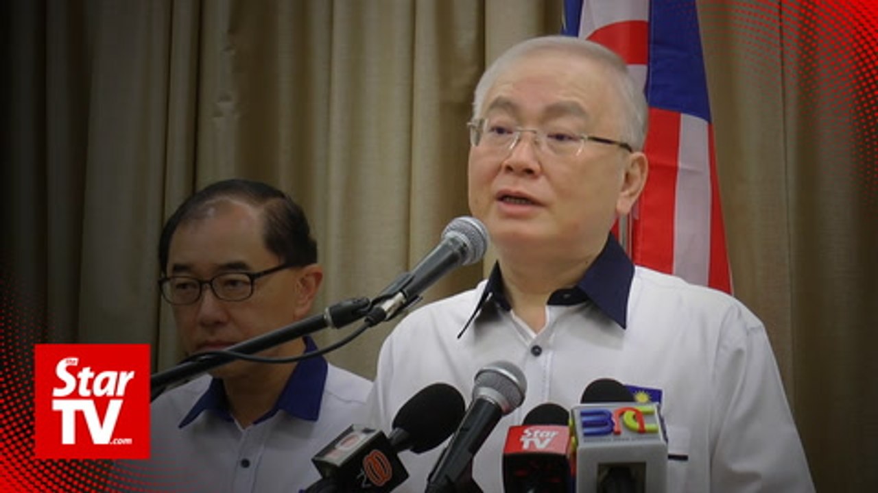 MCA forms shadow cabinet for “check and balance,” says Dr Wee