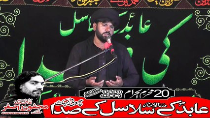 Allama Saleem Abbas Naqvi Qoom Iran 20th Muhram 1440(2018) Choti Behak Hafizabad