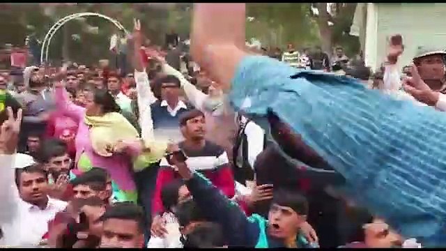 Jind Election Result 2019 EVM Tampering_ मतगणना केंद्र के बाहर हुआ हंगामा, लाठीच
