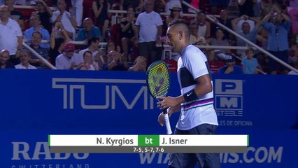 Acapulco - Kyrgios résiste à tout