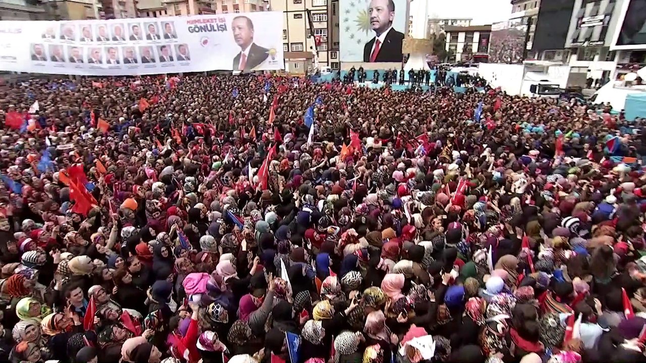 Cumhurbaşkanı Erdoğan: 'Bizim arkamızda halk var, hak var' - RİZE