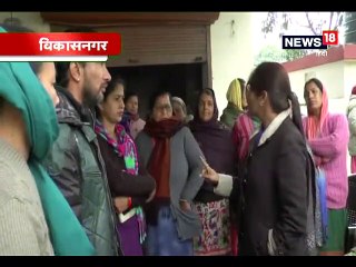 VIDEO: शराब दुकानों के खिलाफ महिलाओं का प्रदर्शन, आबकारी निरीक्षक को घेरा