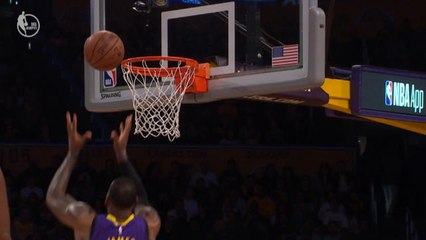 LeBron throws down ridiculous reverse putback dunk