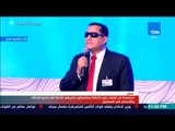 أحد شباب ذوي الإعاقة يستعرض إنجازاته أمام الرئيس السيسي