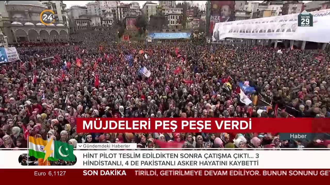 Müjdeleri peş peşe verdi