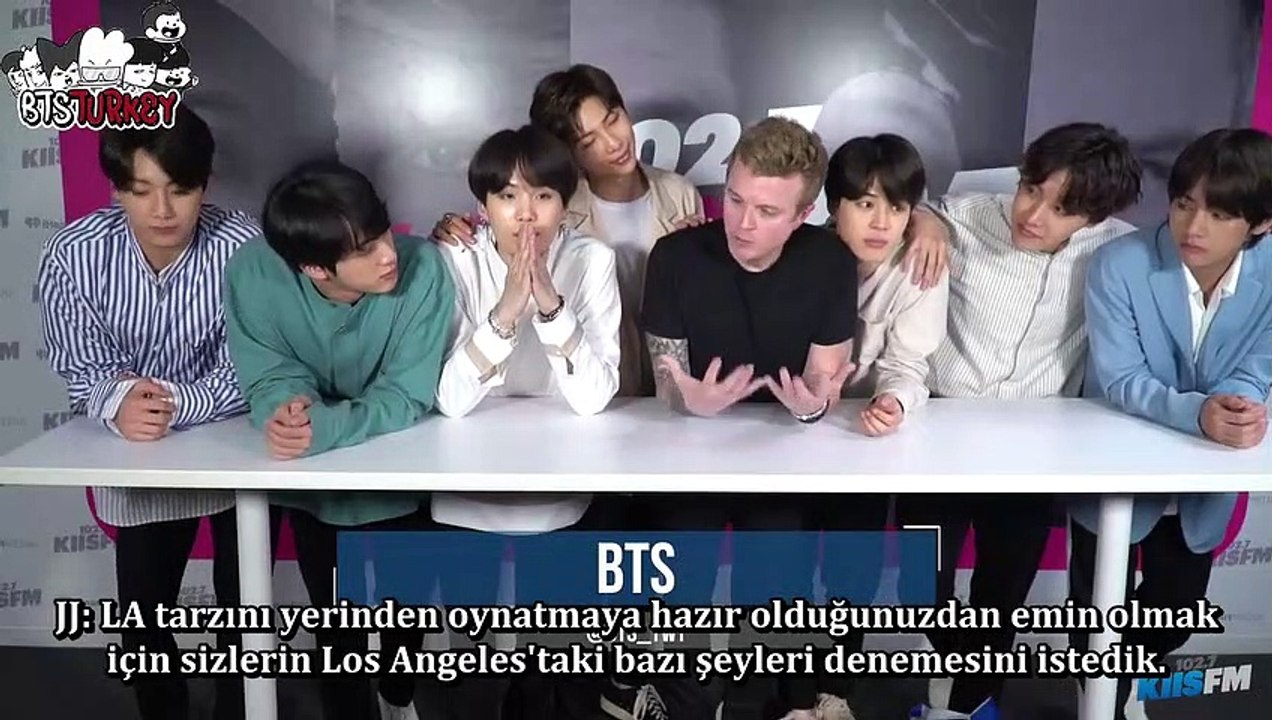 [18.05.2019] BTS Tries Churros, In N Out & Gets LA Dodgers Gear! (Türkçe Altyazılı)