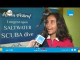 ريم أشرف.. ابنة الـ14 عامًا تنتزع الرقم القياسي لأطول غطسة في العالم