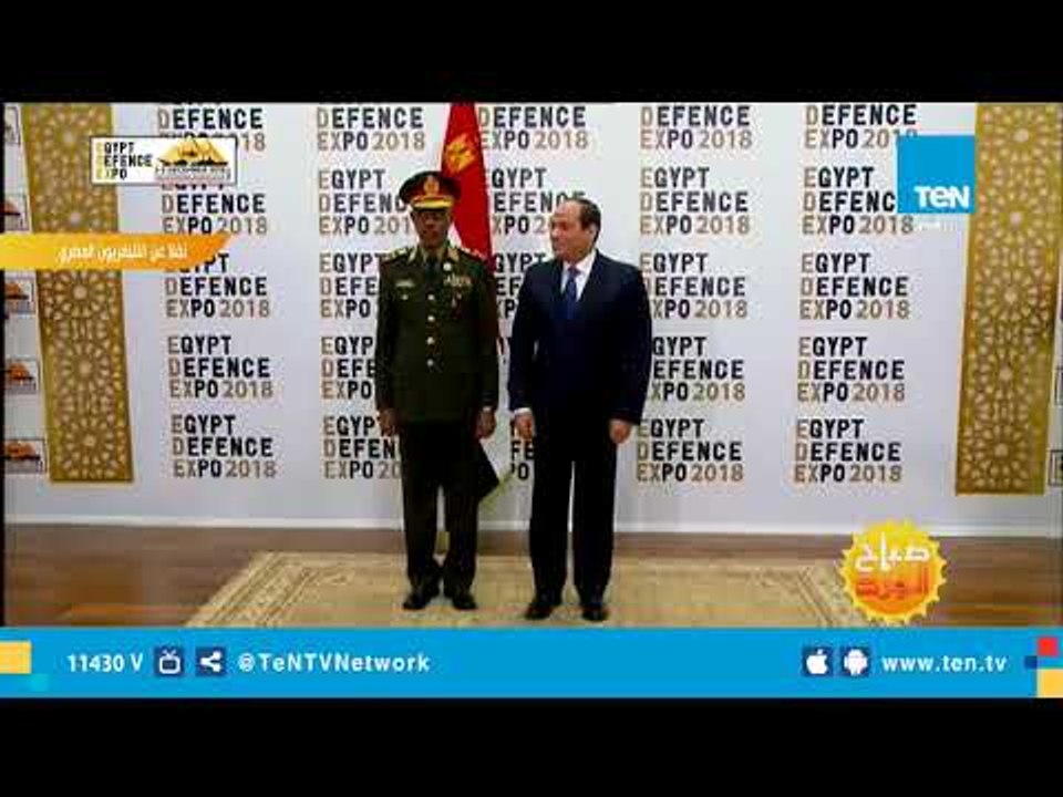 السيسي يستقبل رؤساء الوفود المشاركة في معرض "إيدكس 2018" للصناعات الدفاعية والعسكرية