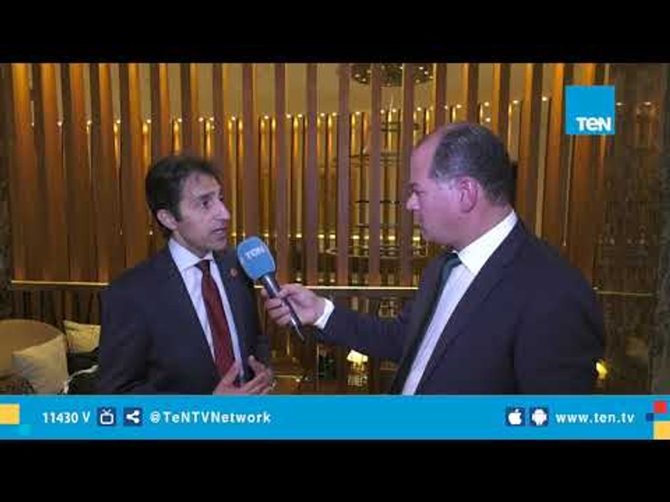 لقاء مع السفير بسام راضي المتحدث باسم رئاسه الجمهوريه علي هامش زيارة الرئيس السيسي لـ فيينا