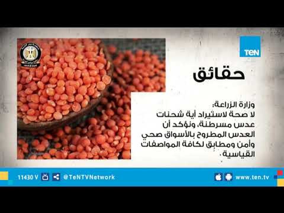 الحكومة تنفي استيراد لحوم فاسدة وعدس مسرطن وطرحها للتداول في الأسواق