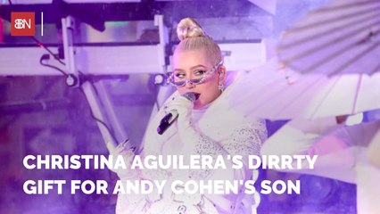 Andy Cohen Gets A Really Fun Baby Gift From Christina Aguilera