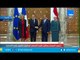 الرئيس السيسي يلتقط صورا تذكارية مع نظيره الفرنسي وزوجته