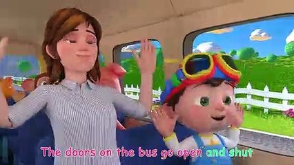 Wheels on the Bus - CoCoMelon Nursery Rhymes & Kids Songs