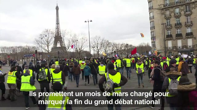 Acte 16: Les gilets jaunes manifestent à Paris