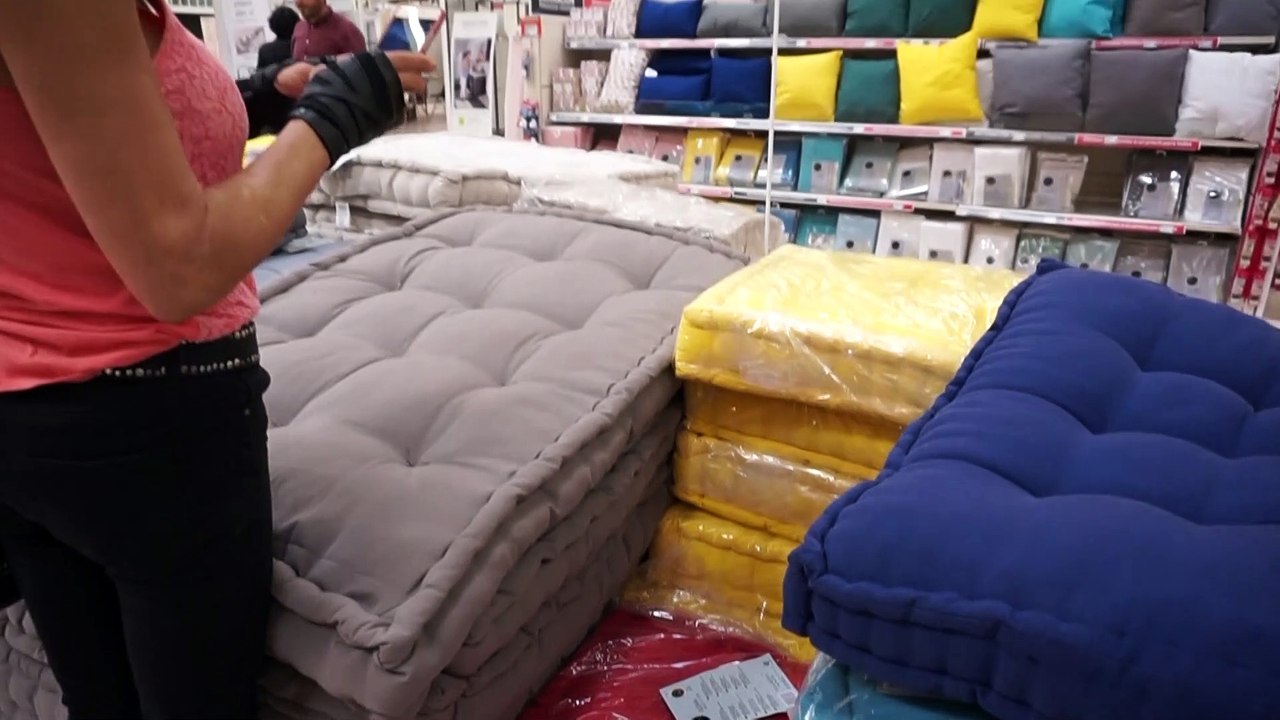 Sofa from Pallets for Home Cinema. Spain