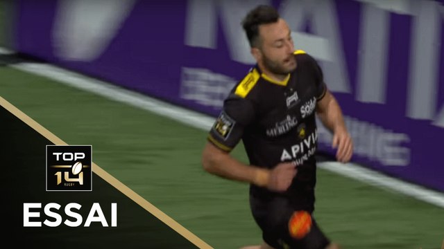 TOP 14 - Essai Jérémy SINZELLE 1 (SR) - Racing 92 - La Rochelle - J18 - Saison 2018/2019
