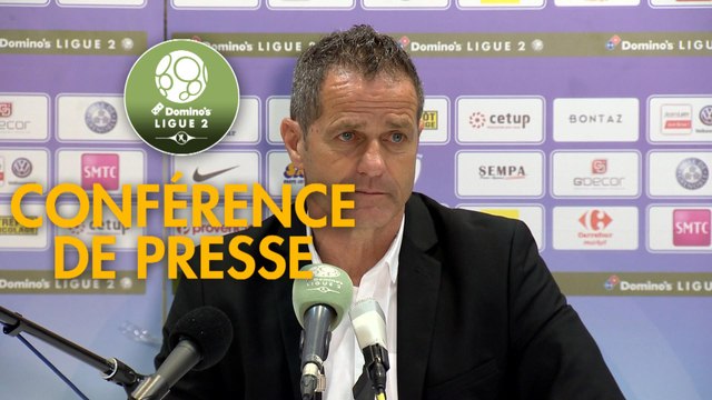 Conférence de presse Grenoble Foot 38 - Red Star FC (2-0) : Philippe HINSCHBERGER (GF38) - Faruk HADZIBEGIC (RED) - 2018/2019