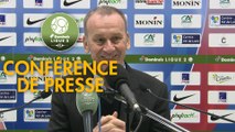 Conférence de presse Châteauroux - Stade Brestois 29 (2-2) : Nicolas USAI (LBC) - Jean-Marc FURLAN (BREST) - 2018/2019