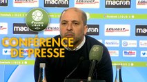 Conférence de presse AJ Auxerre - ESTAC Troyes (0-2) : Pablo  CORREA (AJA) - Rui ALMEIDA (ESTAC) - 2018/2019