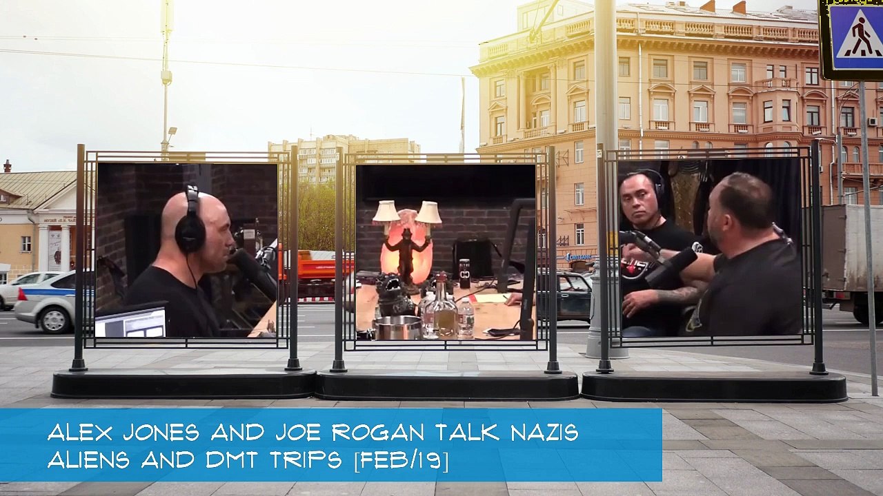 Alex Jones and Joe Rogan Talk Nazis Aliens and DMT