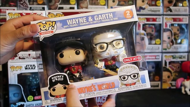 FUNKO POP WAYNES WORLD WAYNE & GARTH HOCKEY 2 PACK TARGET EXCLUSIVE DETAILED LOOK OUT THE BOX