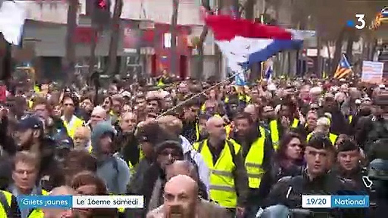"Gilets jaunes" : seizième samedi de mobilisation dans l'Hexagone