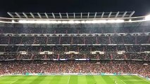 Pitada a Bale al ser sustituido en el Bernabéu