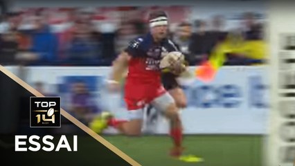 TOP 14 - Essai Bastien GUILLEMIN (FCG) - Clermont - Grenoble - J18 - Saison 2018/2019