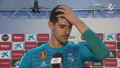 Courtois: "Hemos jugado bien, pero para ganar un partido hay que marcar gol"