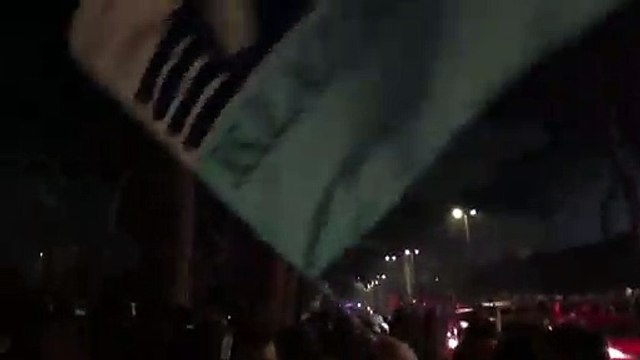 LAZIO-ROMA 3-0 - LA FESTA A PONTE MILVIO DOPO LA PARTITA