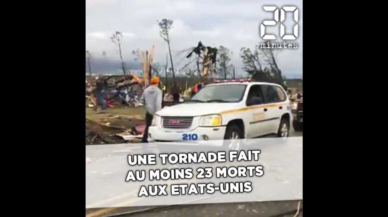 Une tornade fait au moins 23 morts aux Etats-Unis