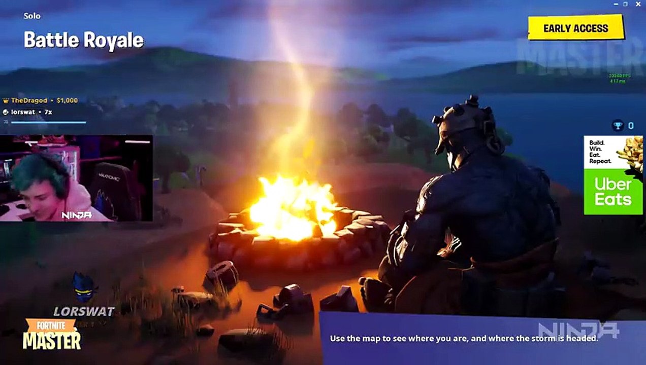 fortnite Ninja Reacts to FINALLY Getting His -NINJA- Skin & Season 8 Battle Pass! - Fortnite Moments