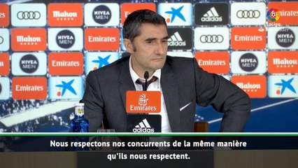 26e j. - Valverde : "Nous devons continuer à nous battre"
