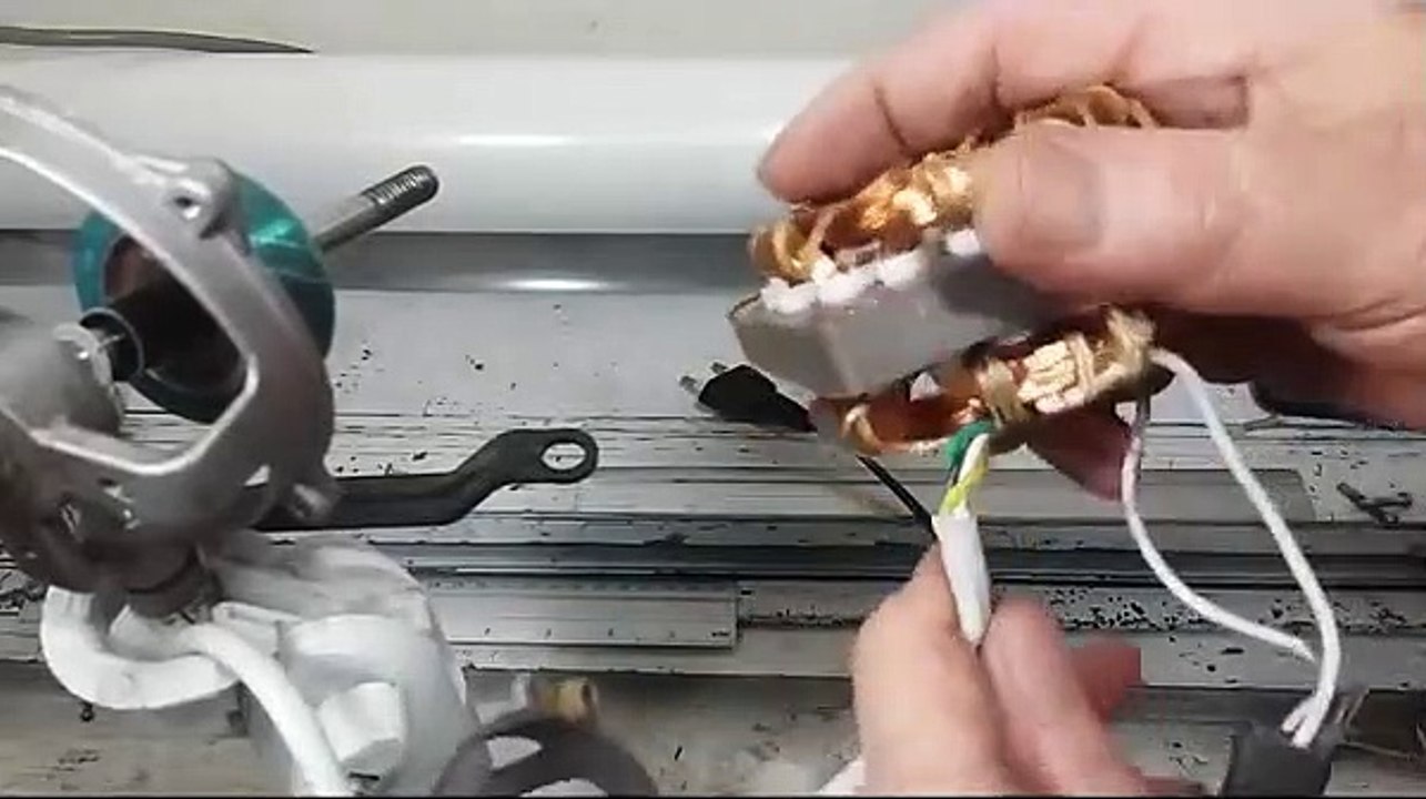 Como Rebobinar motor de ventilador de mesa Video 1
