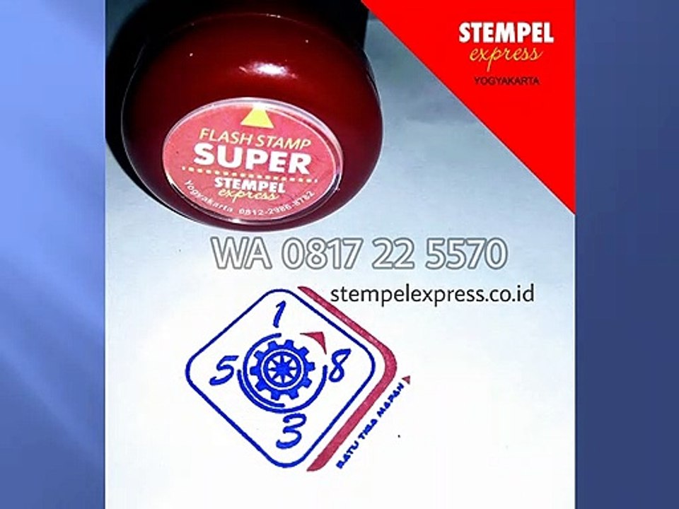 TERLENGKAP!!!, WA : 0812-2986-8782, Stempel Warna Kilat Jogja