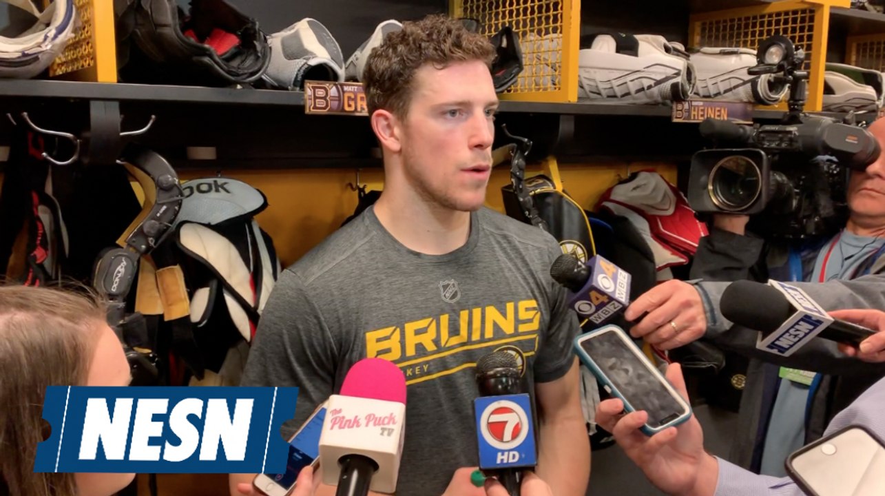 Charlie Coyle Talks Bruins Win Over Devils