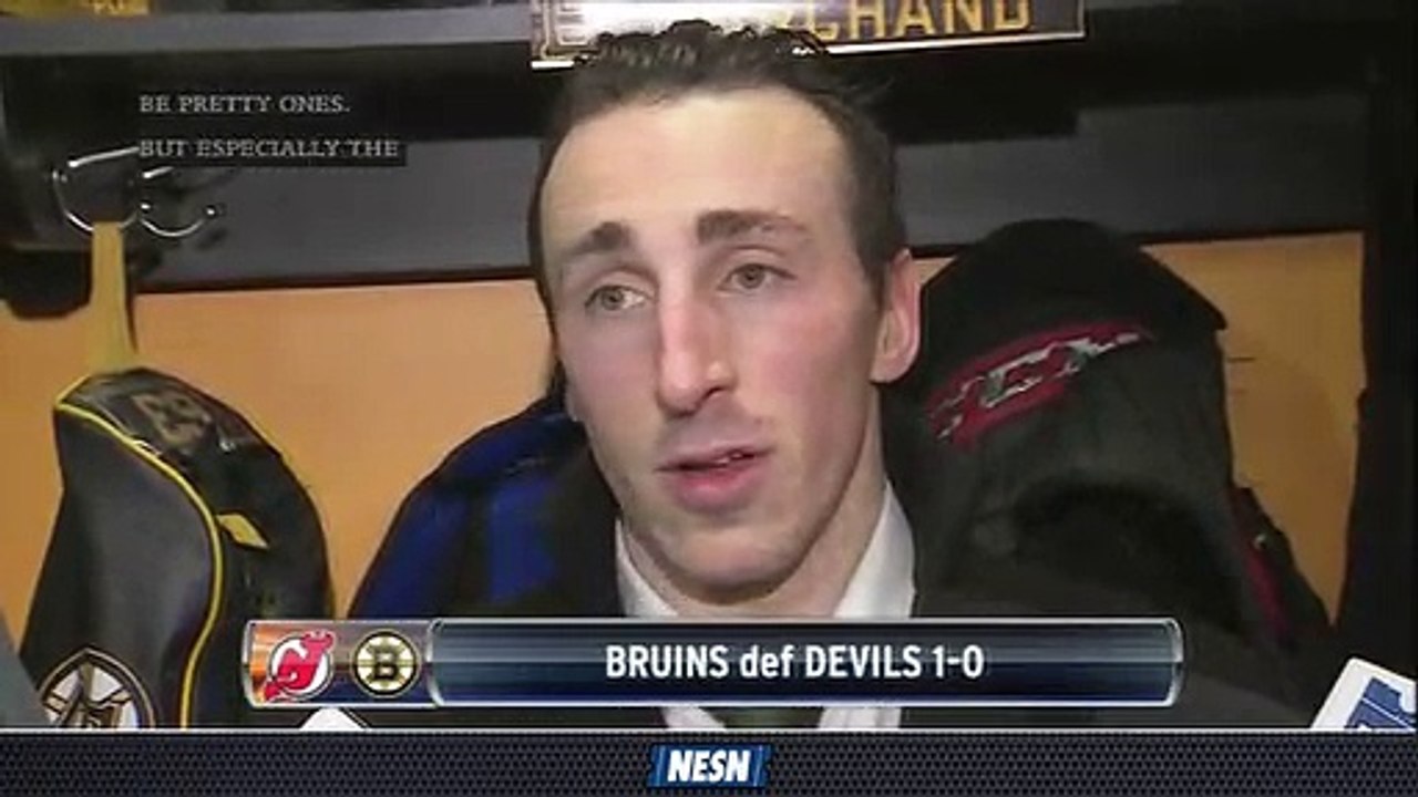 Brad Marchand, Tuukka Rask Pleased To Take Two Points Vs. Devils