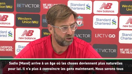 29e j. - Klopp : "Mané est un joueur de classe mondiale"