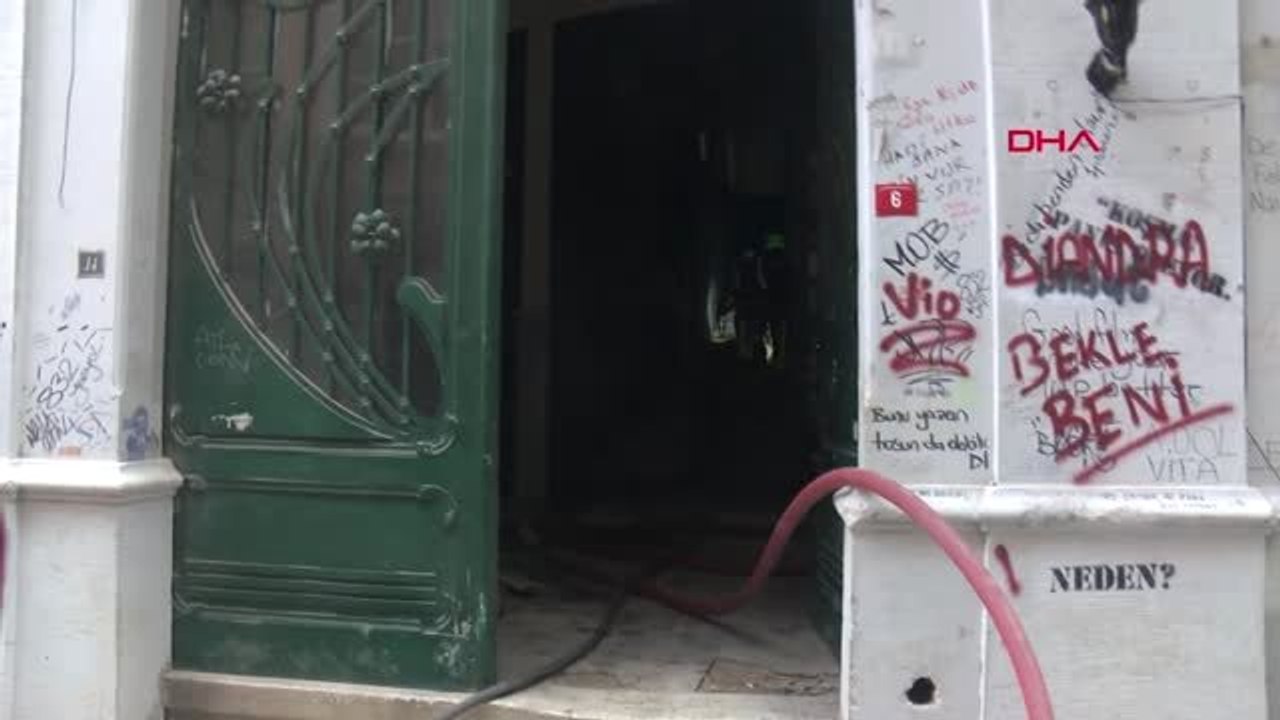 İstanbul- Beyoğlu'nda Yangın Paniği