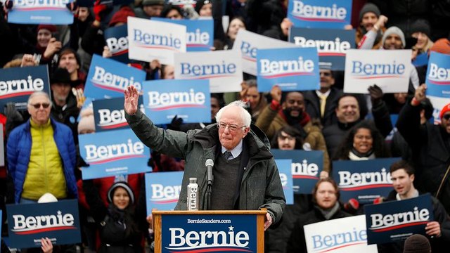 Bernie Sanders inicia campanha e ataca Donald Trump