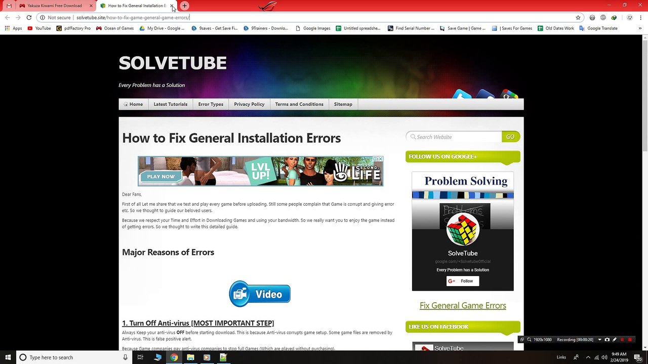 How To Install and download  Yakuza Kiwami Game without Errors and Problems best pc game #gamingking